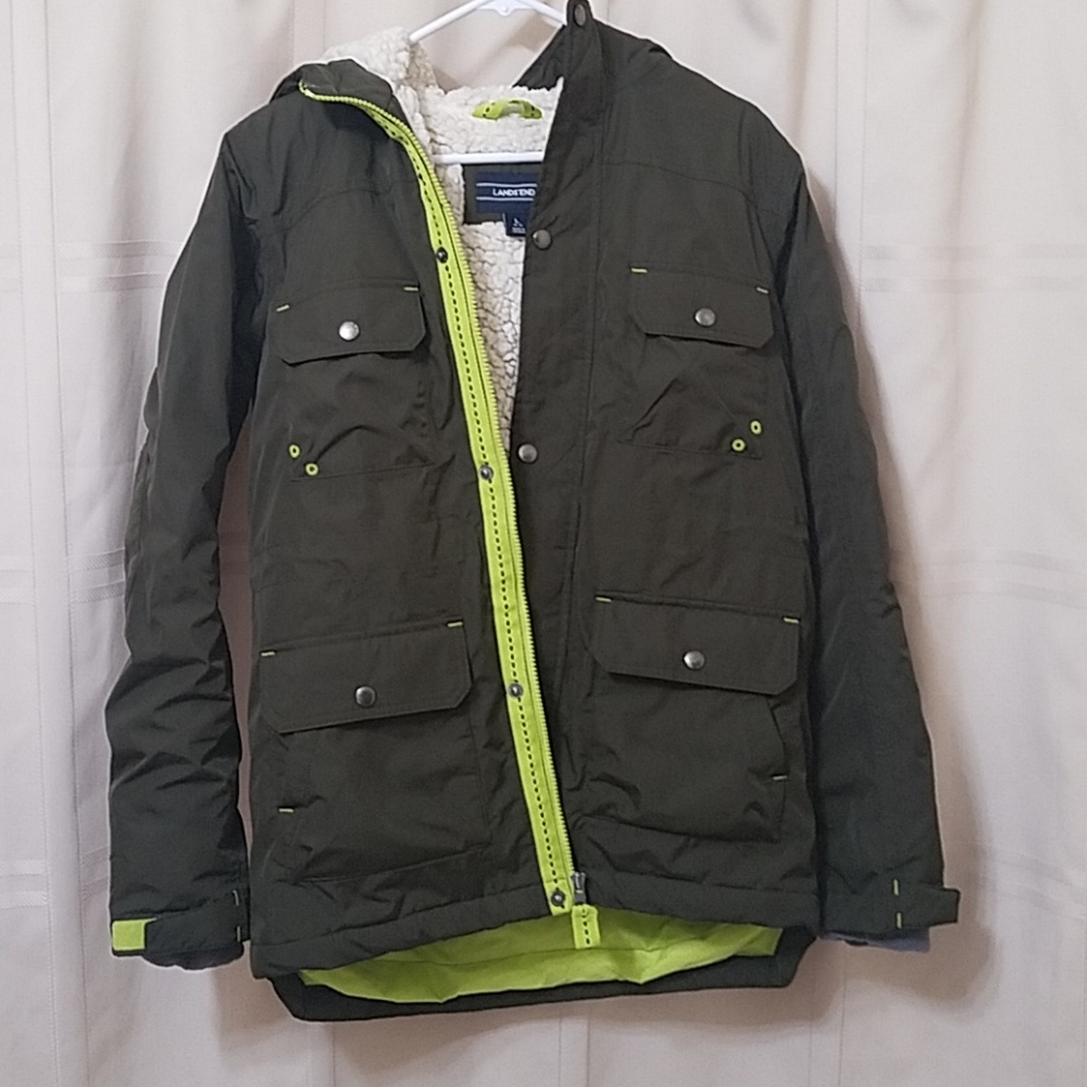 Lands End Boys Expedition Down Parka
